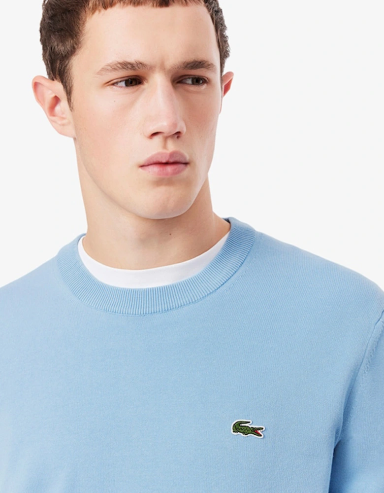 Monochrome Crew Neck Cotton Sweater
