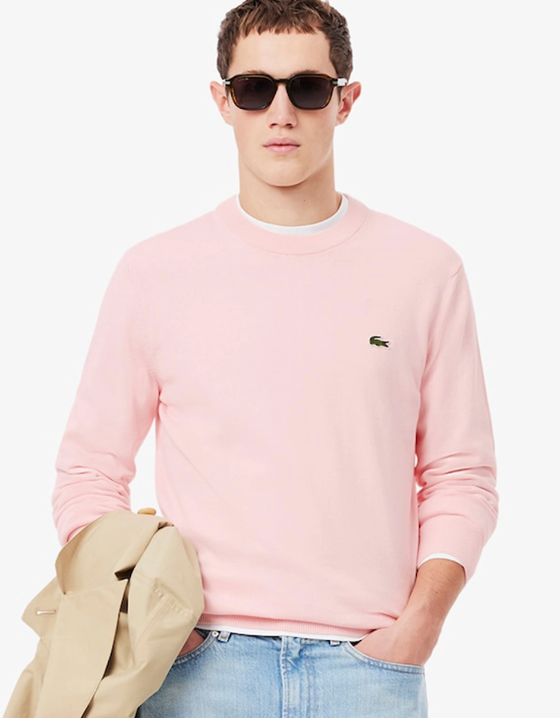 Monochrome Crew Neck Cotton Sweater, 4 of 3