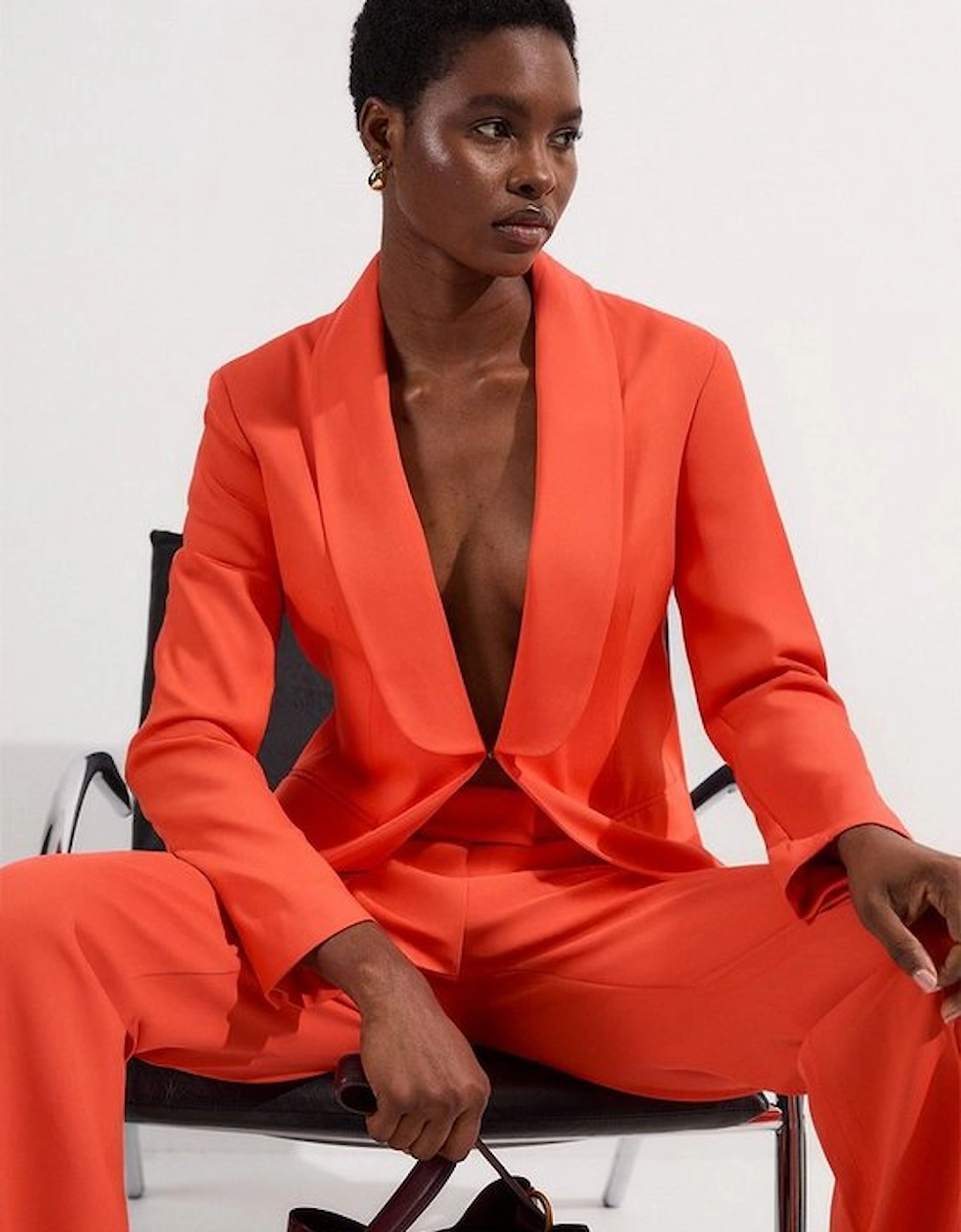 Polished Tailored Single Breasted Blazer, 4 of 3