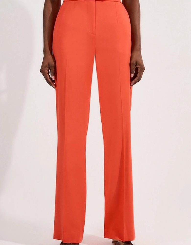 Polished Tailored Kick Flare Trouser