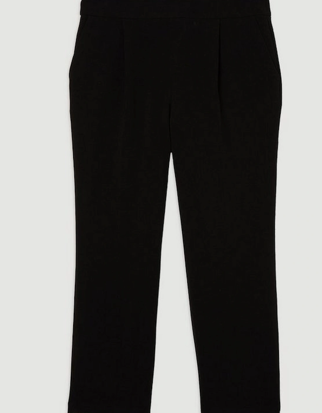 Compact Stretch Essential Tailored High Waist Slim Leg Trouser