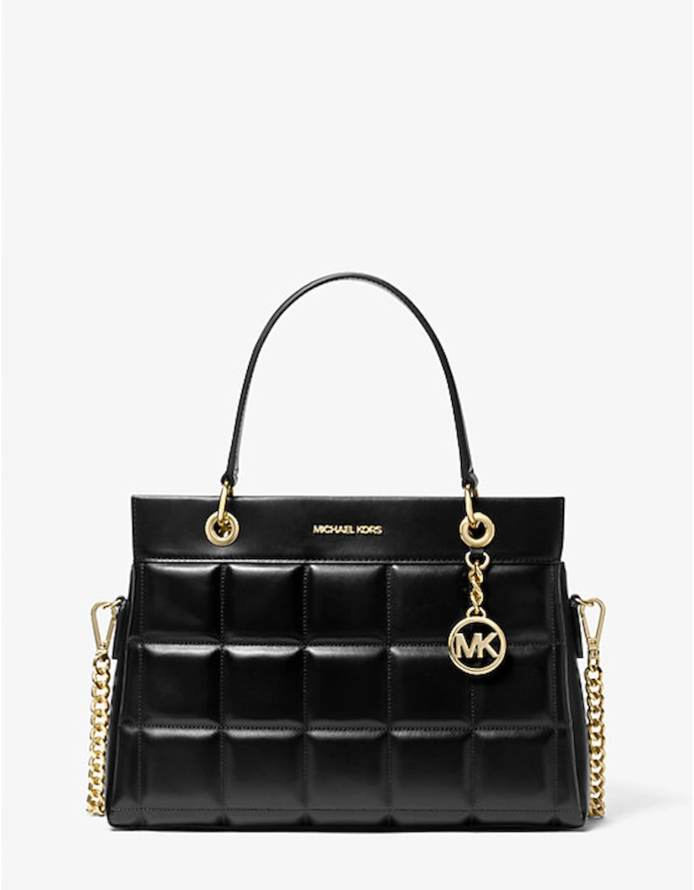 Susan Medium Quilted Leather Satchel