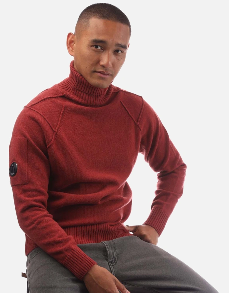 Lambswool Roll Neck Sweater