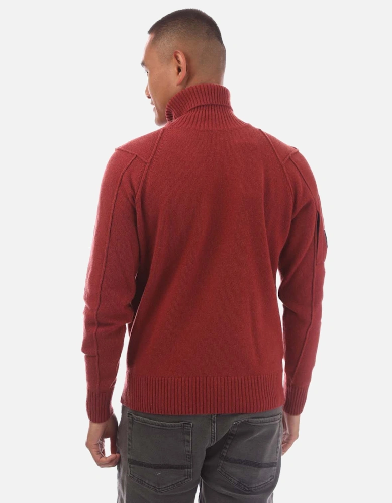 Lambswool Roll Neck Sweater