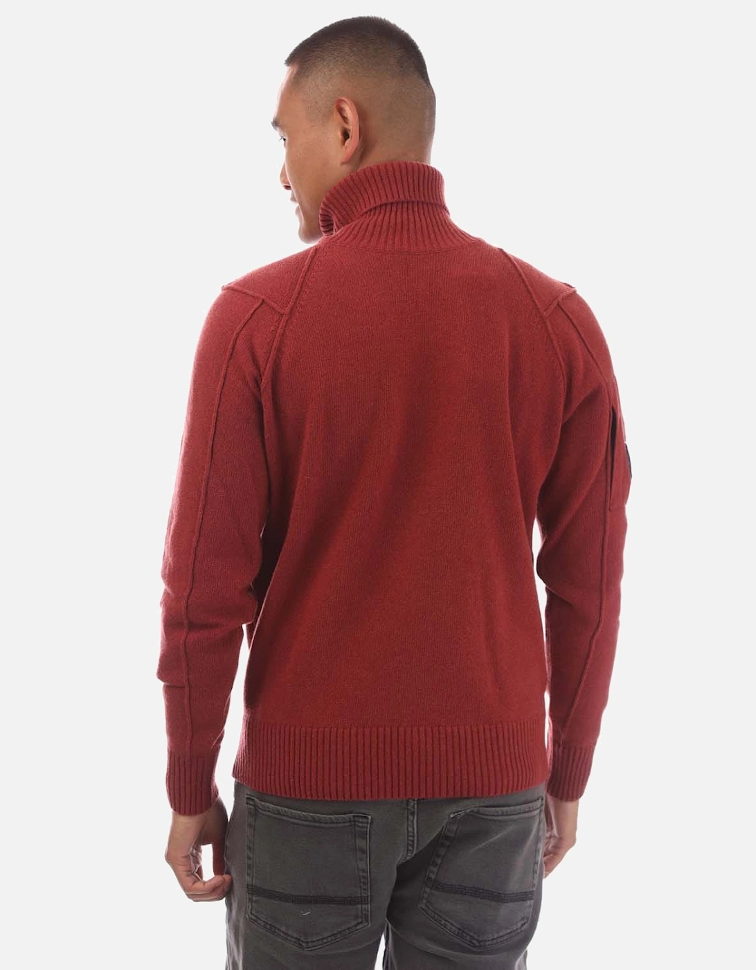 Lambswool Roll Neck Sweater