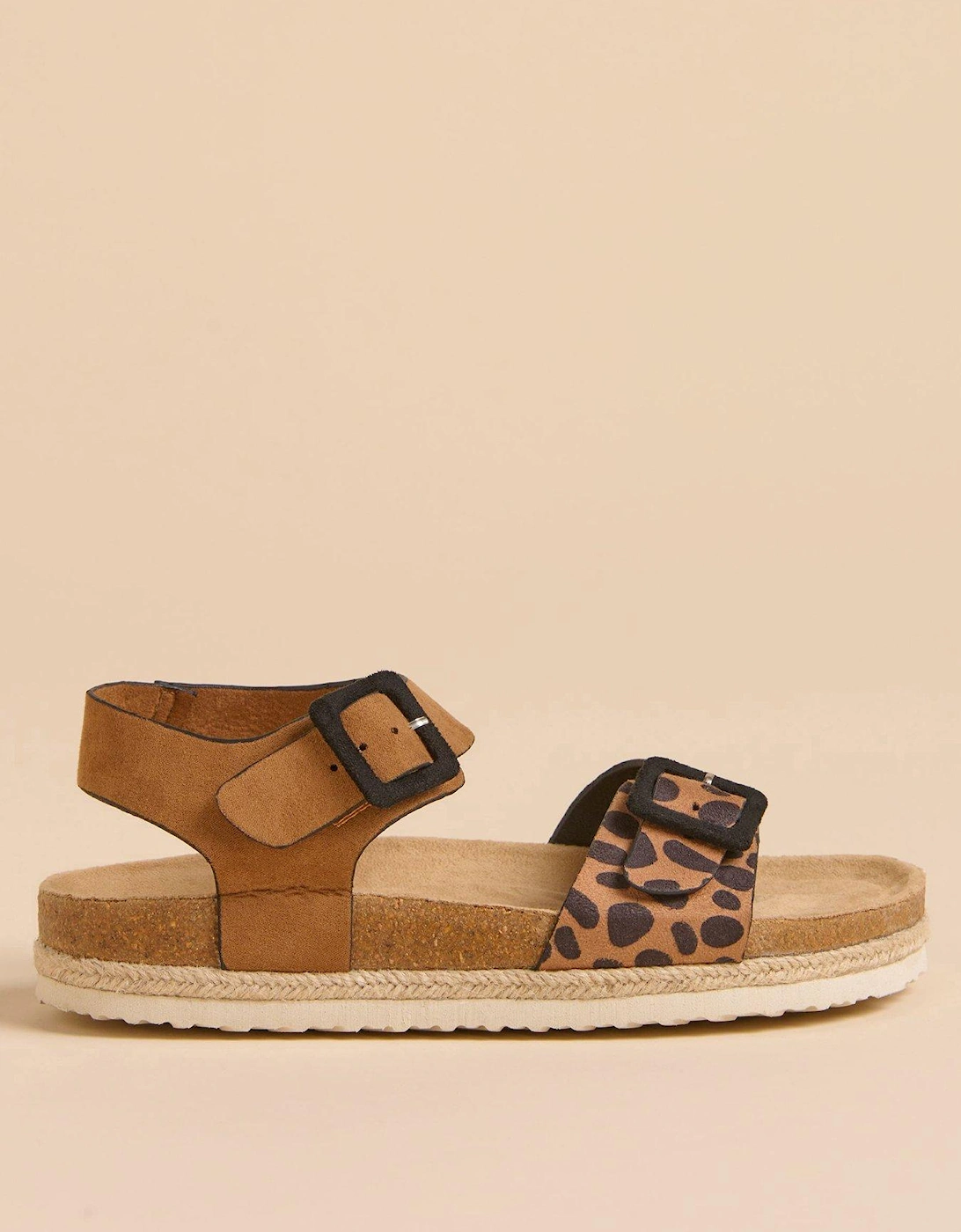 Leopard Spot Ankle Strap Sandal, 2 of 1