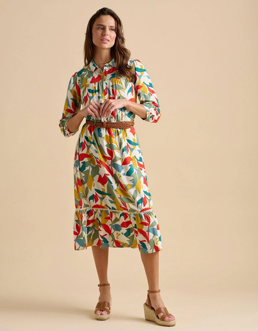 Falling Leaves Midi Dress, 2 of 1