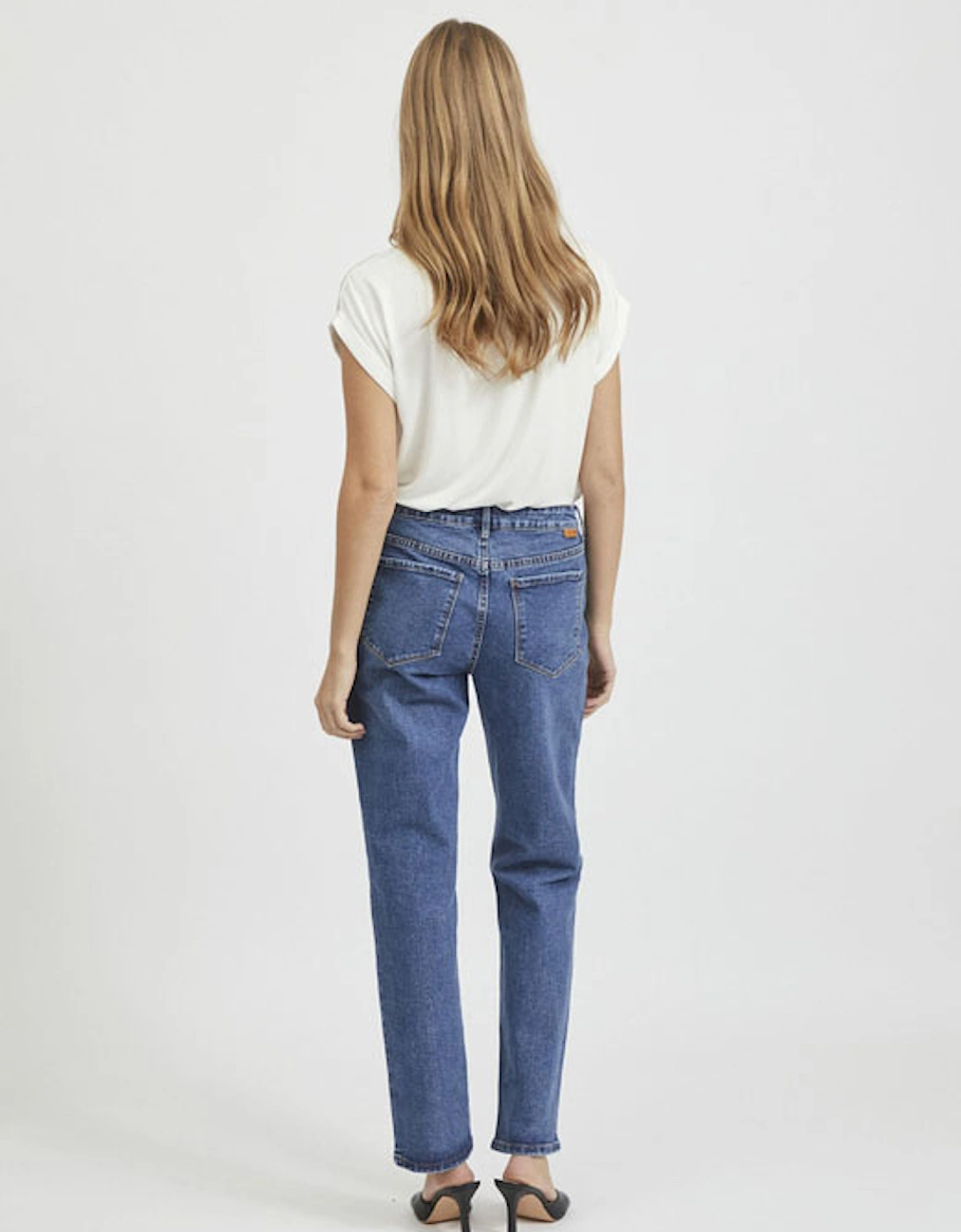 Viellette Satin Top Snow White