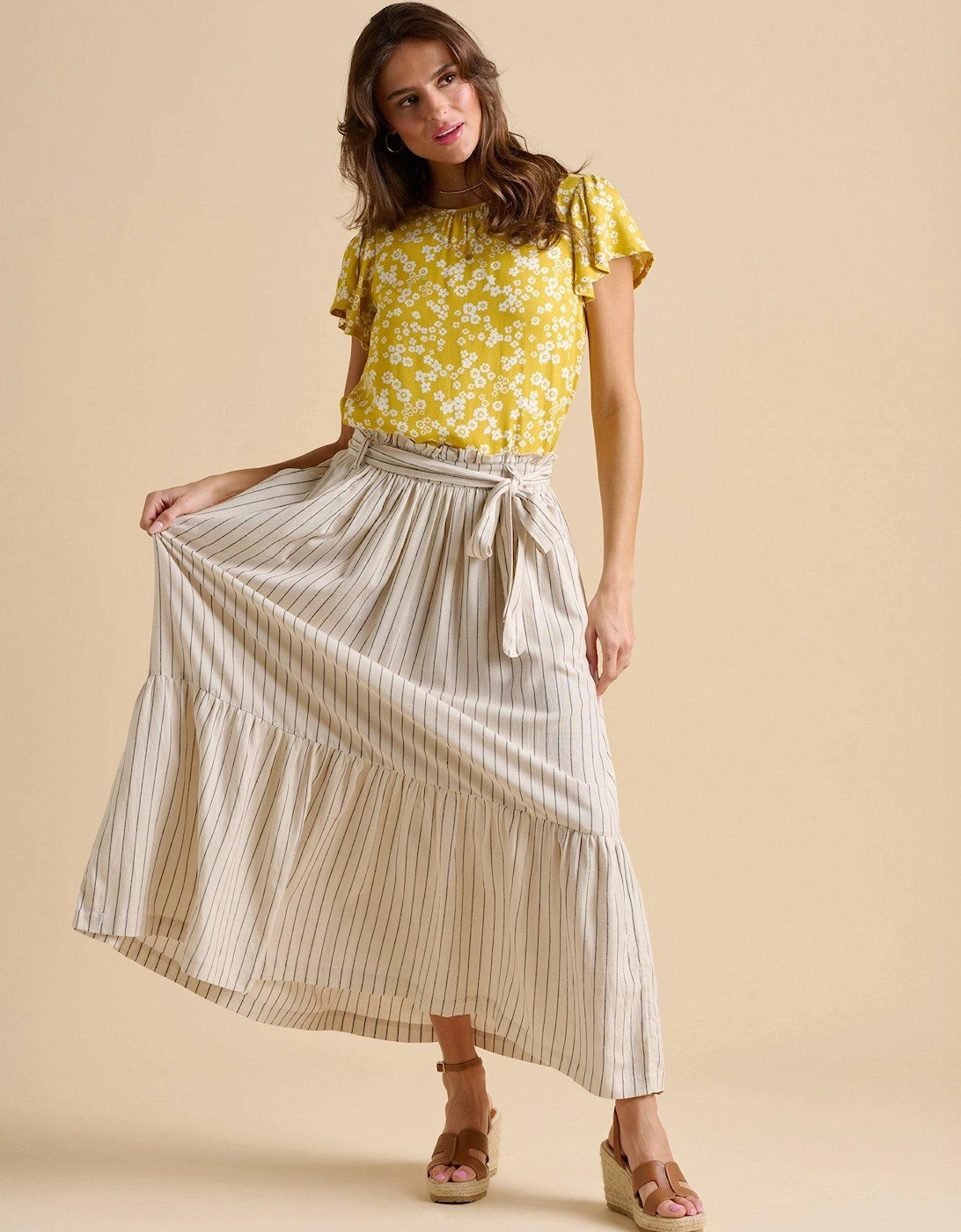 Stripe Paper Bag Skirt, 2 of 1