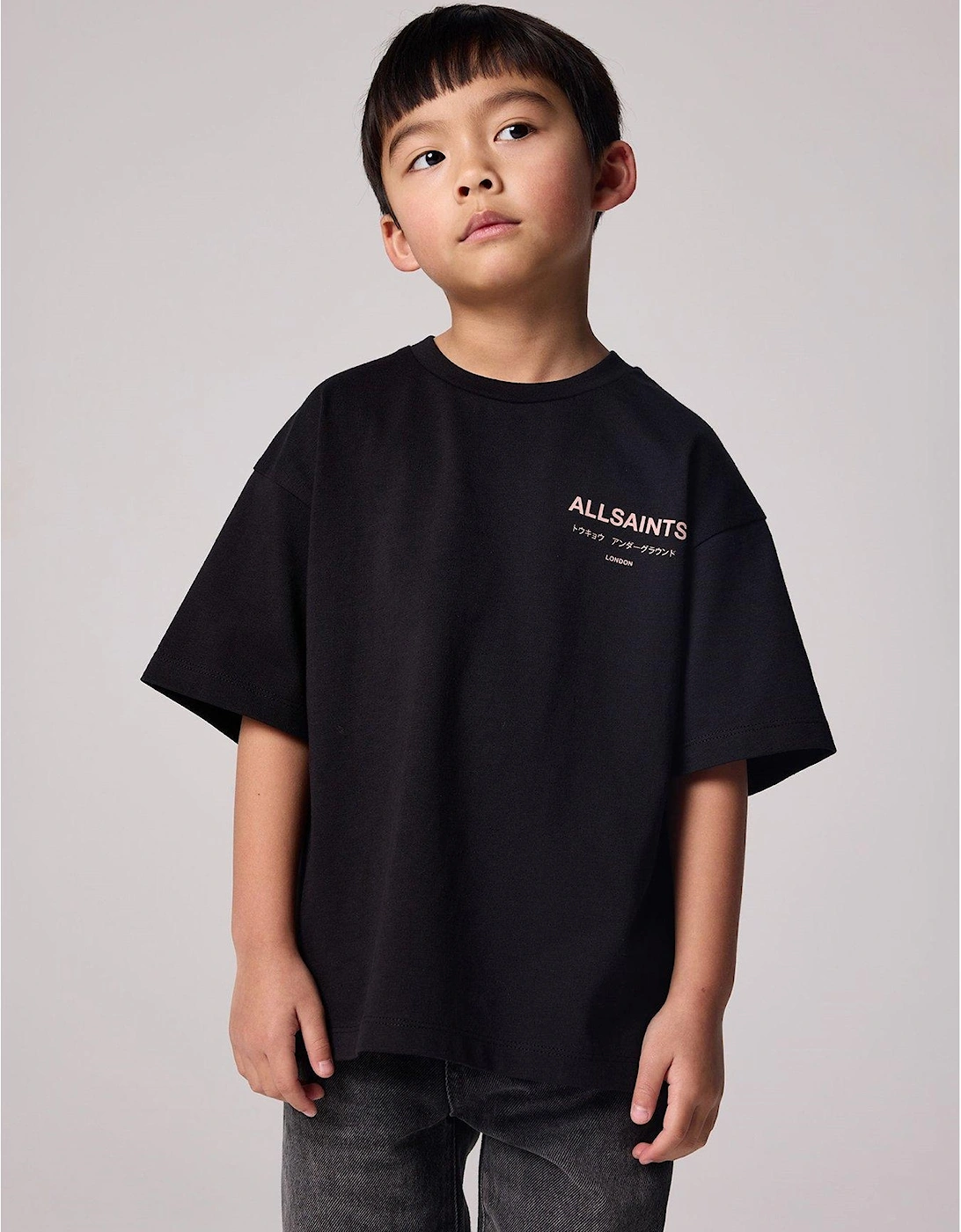 Boys Logo T-Shirt - Black, 2 of 1