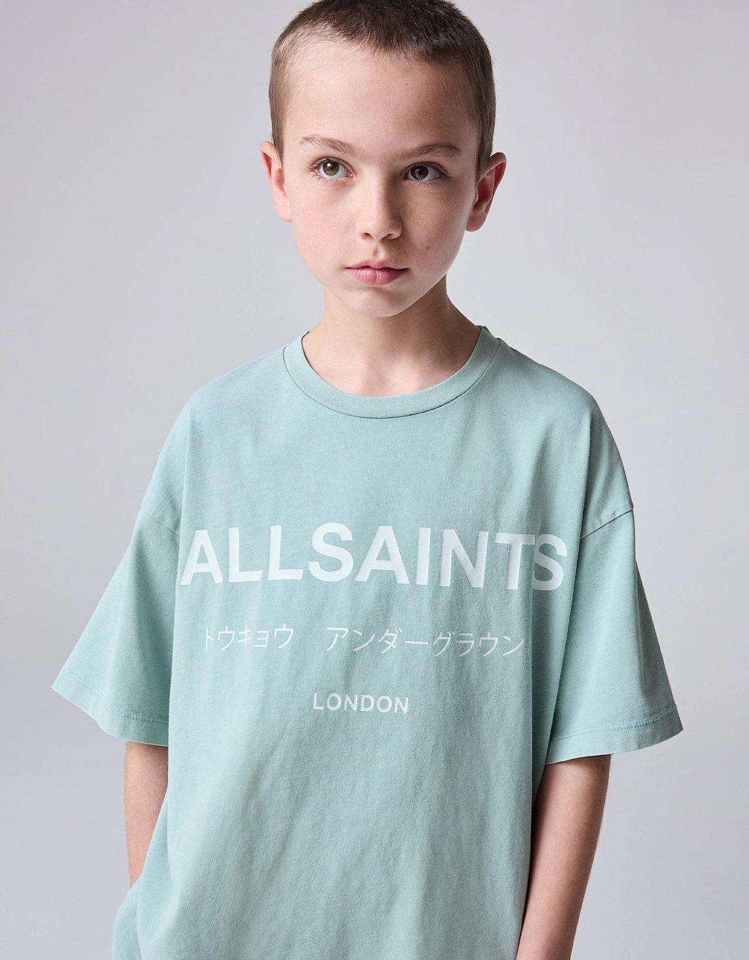 Boys Logo T-Shirt - Blue, 2 of 1