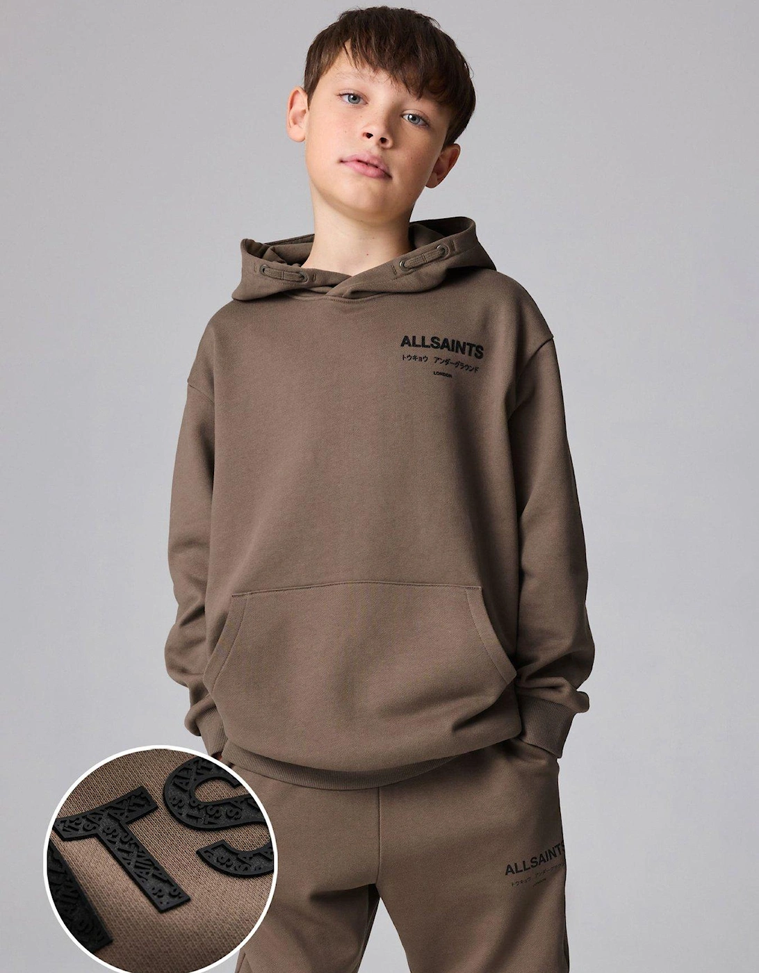 Unisex Hoodie - Brown, 2 of 1