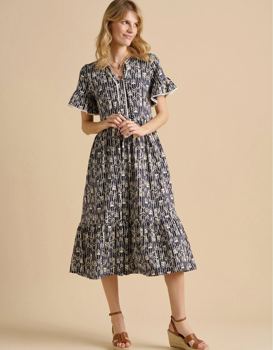 Arrows Midi Dress, 2 of 1