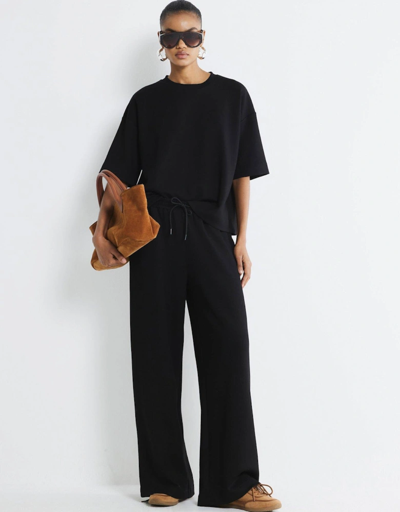 Premium High Waisted Wide Leg Joggers