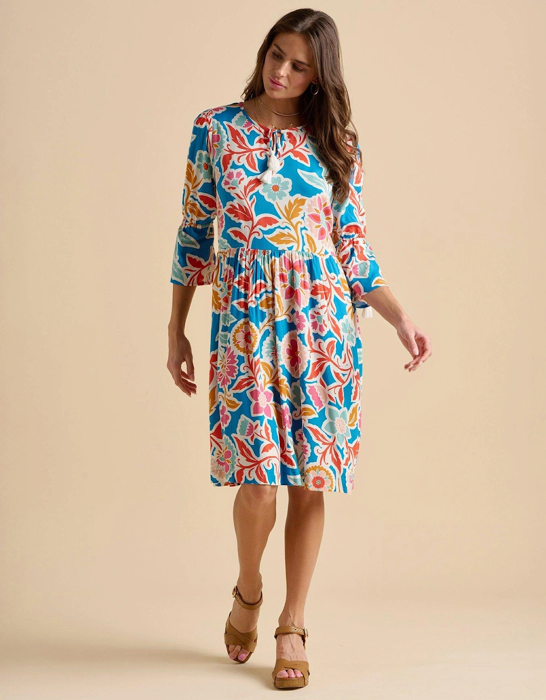 Full Bloom Knee Length Dress, 2 of 1