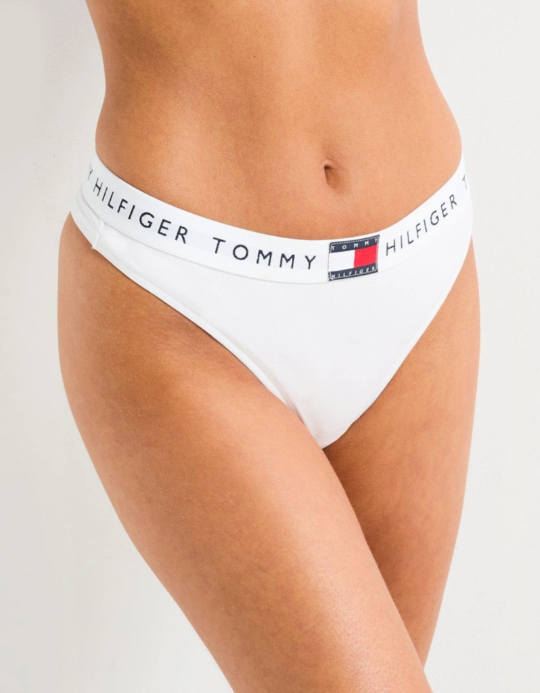 Heritage Cotton Thong - White