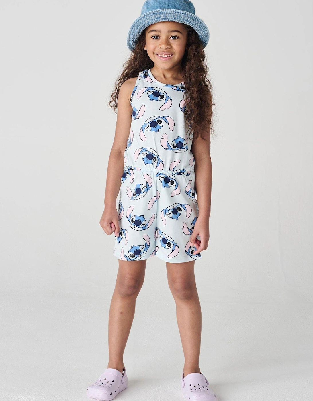 Girls Stitch Playsuit Daywear Set, 2 of 1