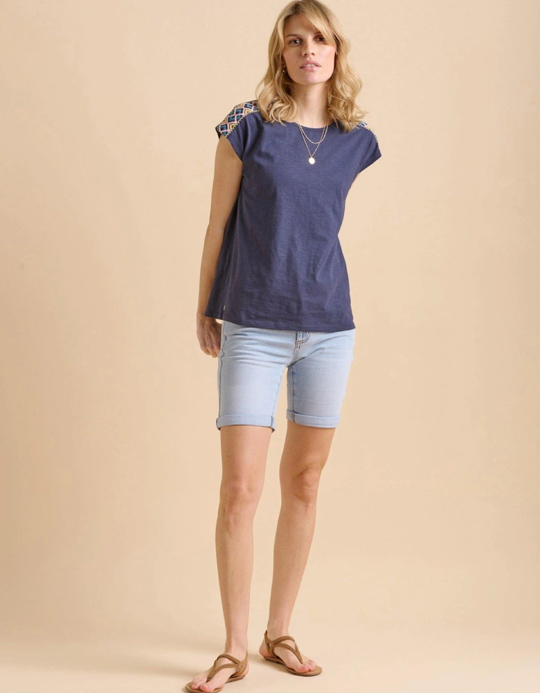 Mia Embroidered T Shirt