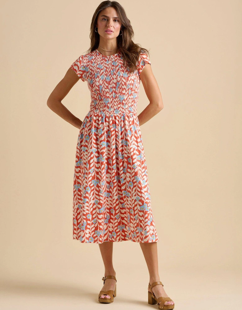 Spring Vine Midi Dress