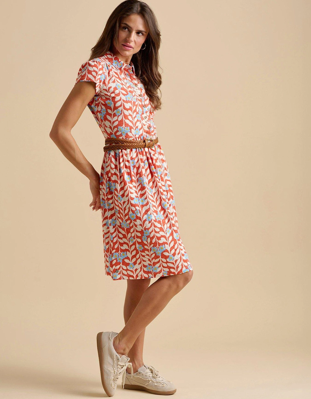 Spring Vine Knee Length Dress, 2 of 1