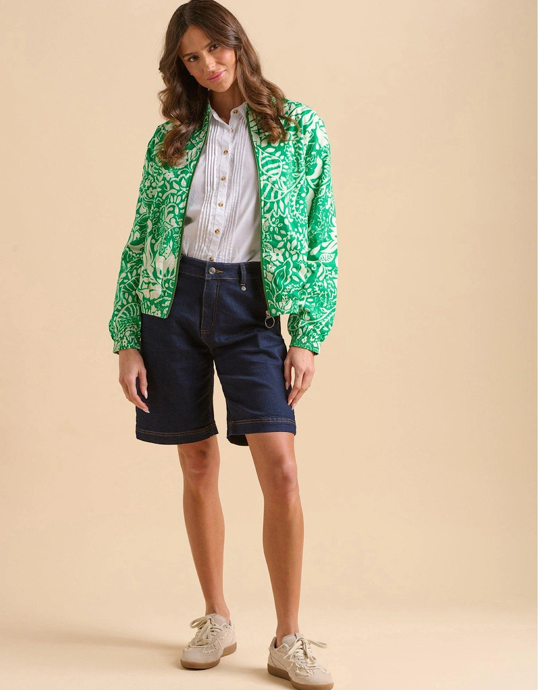 Pin Tuck Bomber Jacket, 2 of 1