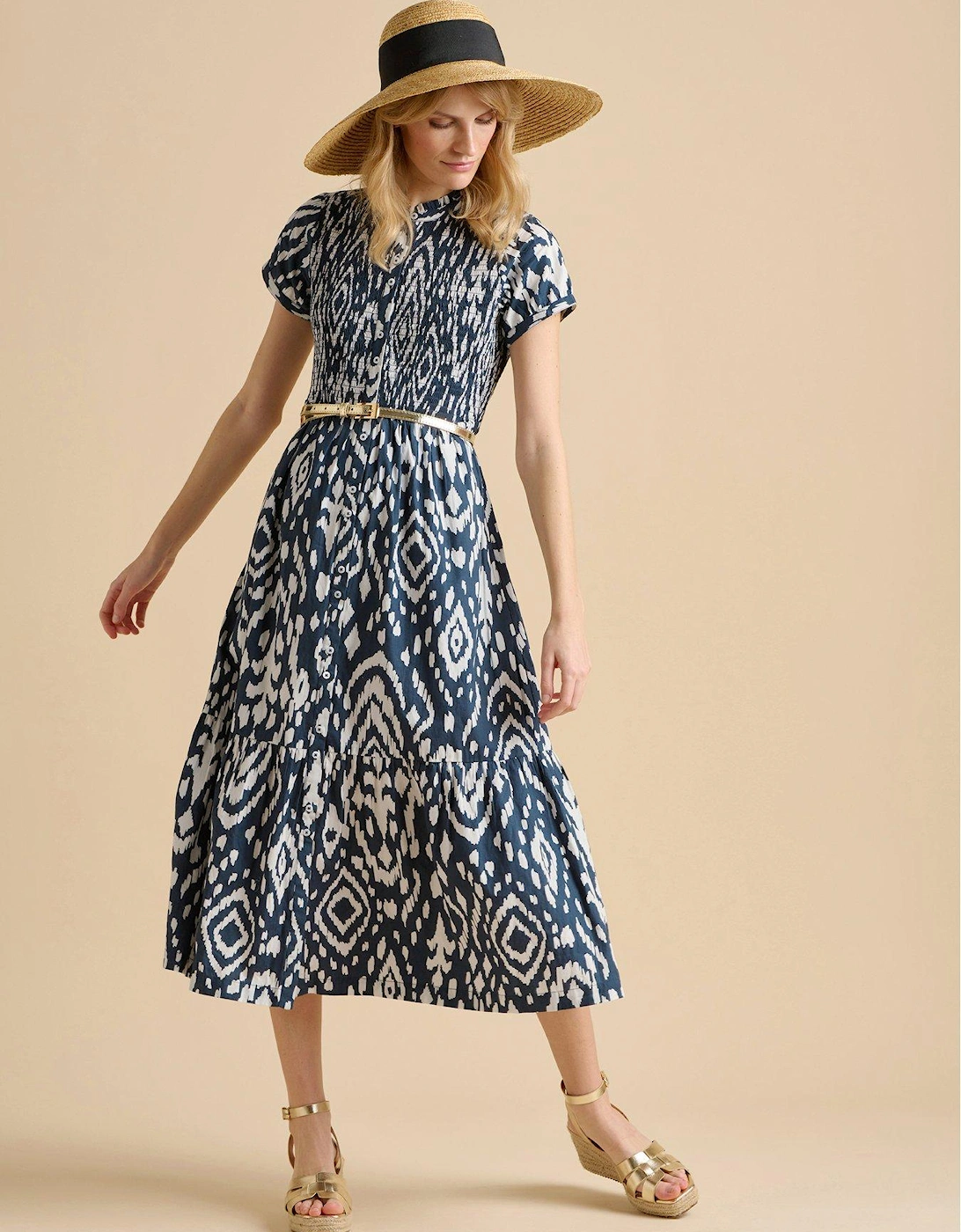Ikat Maxi Shirt Dress, 2 of 1
