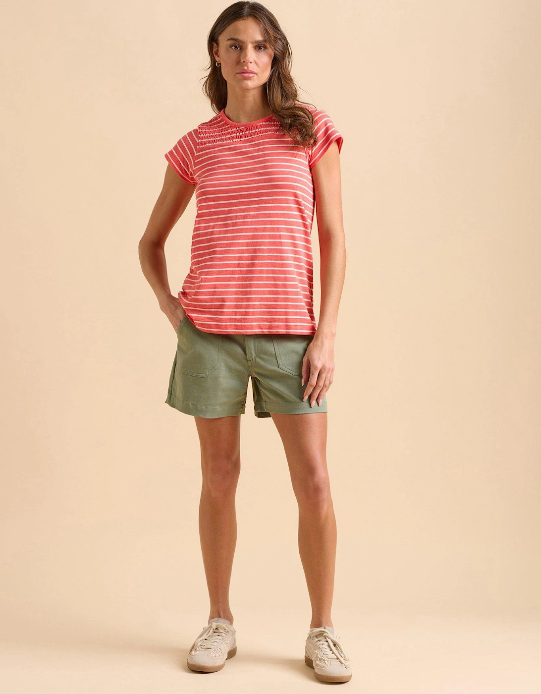 Coral Stripe T-shirt, 2 of 1