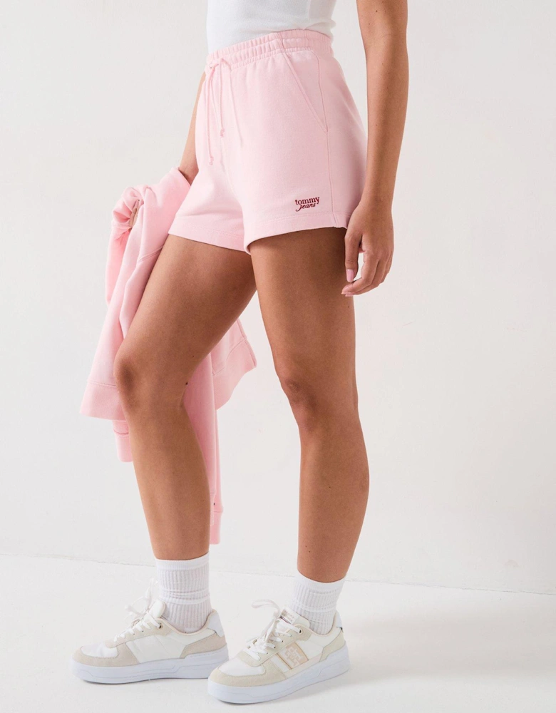 Script Logo Shorts - Pink