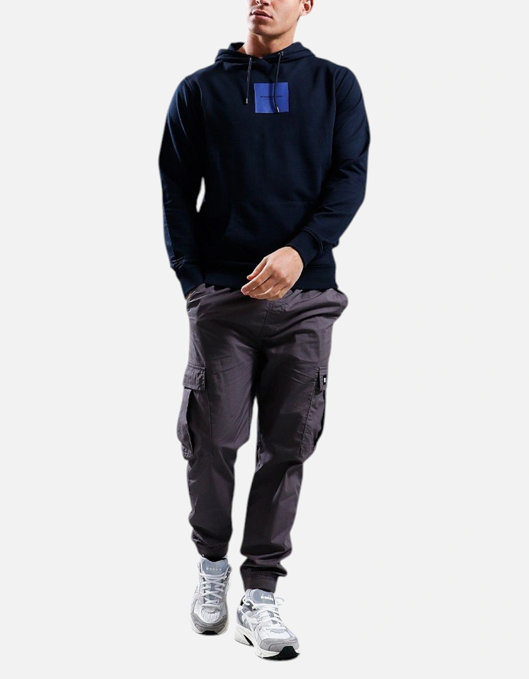 Mens Hoodie Long Sleeve Fleece Pullover WOAN Hood Sweat Jumper, 5 of 4