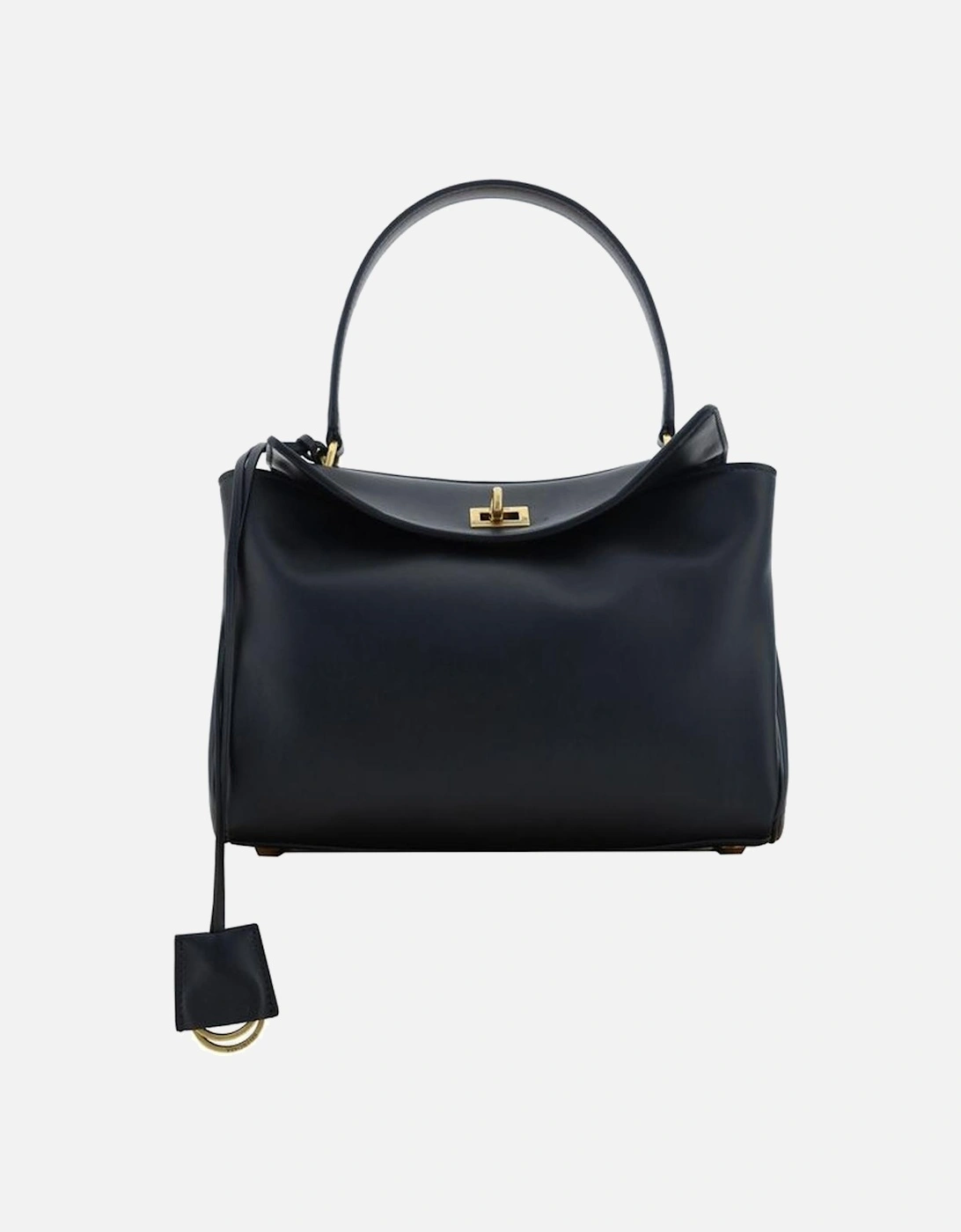 Calfskin Rodeo Shoulder Bag with Swivel Closure Women - Black, 6 of 5