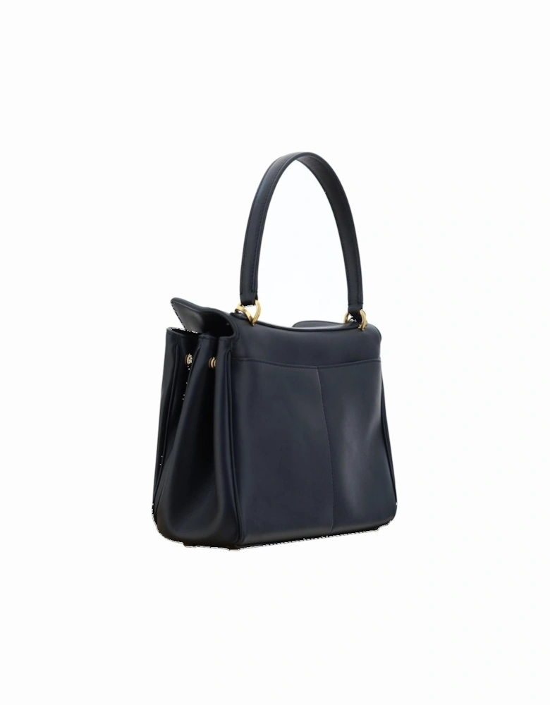 Calfskin Rodeo Shoulder Bag with Swivel Closure Women - Black