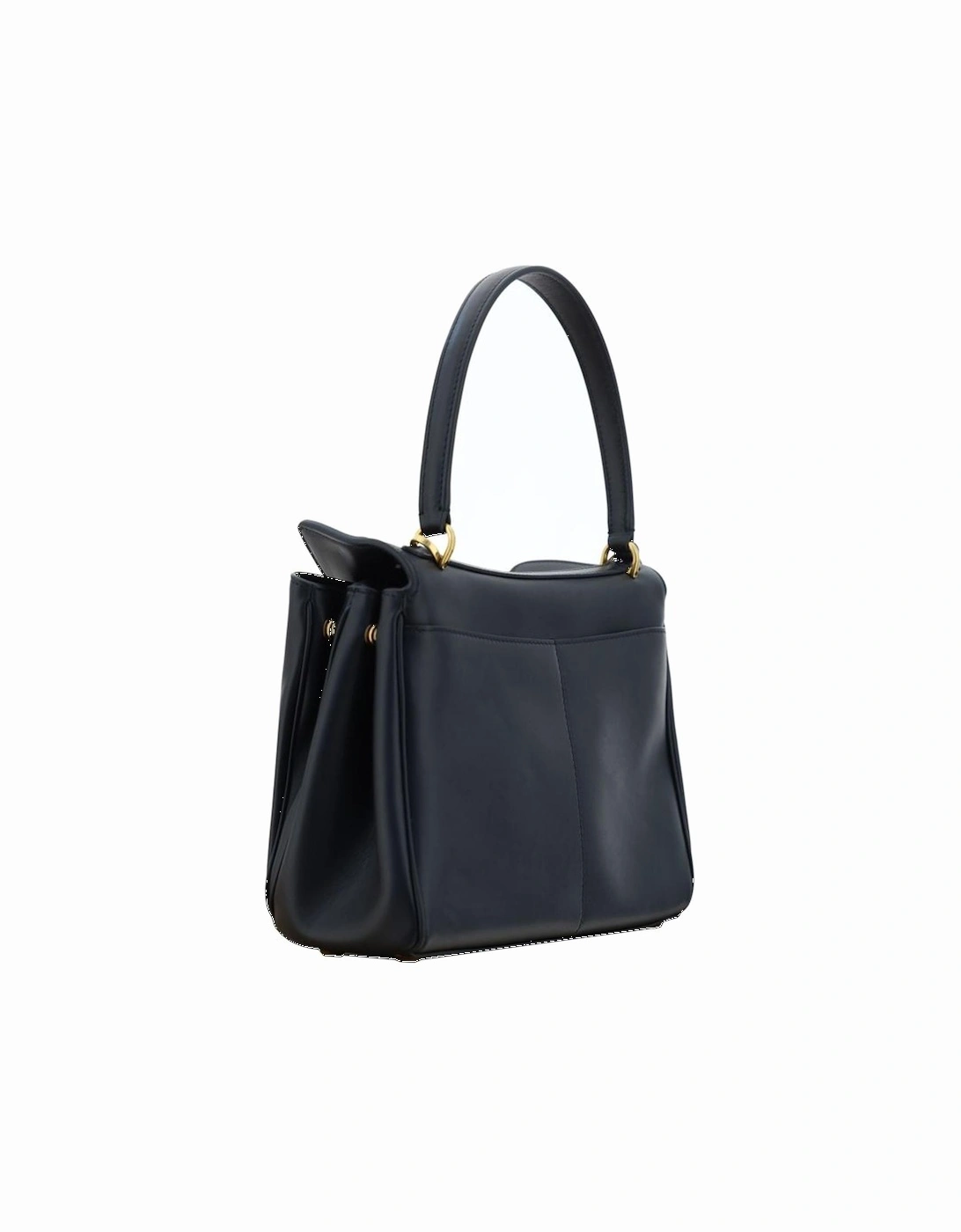 Calfskin Rodeo Shoulder Bag with Swivel Closure Women - Black
