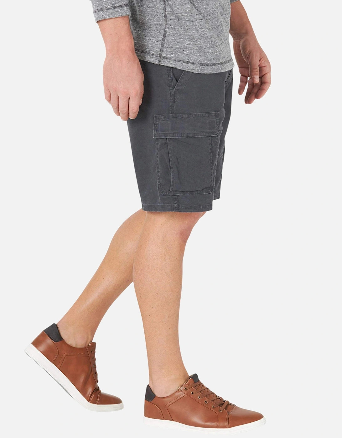 Mens Cargo Shorts Relax Fit Casual Cotton Stretch Knee Tech Pocket Golf