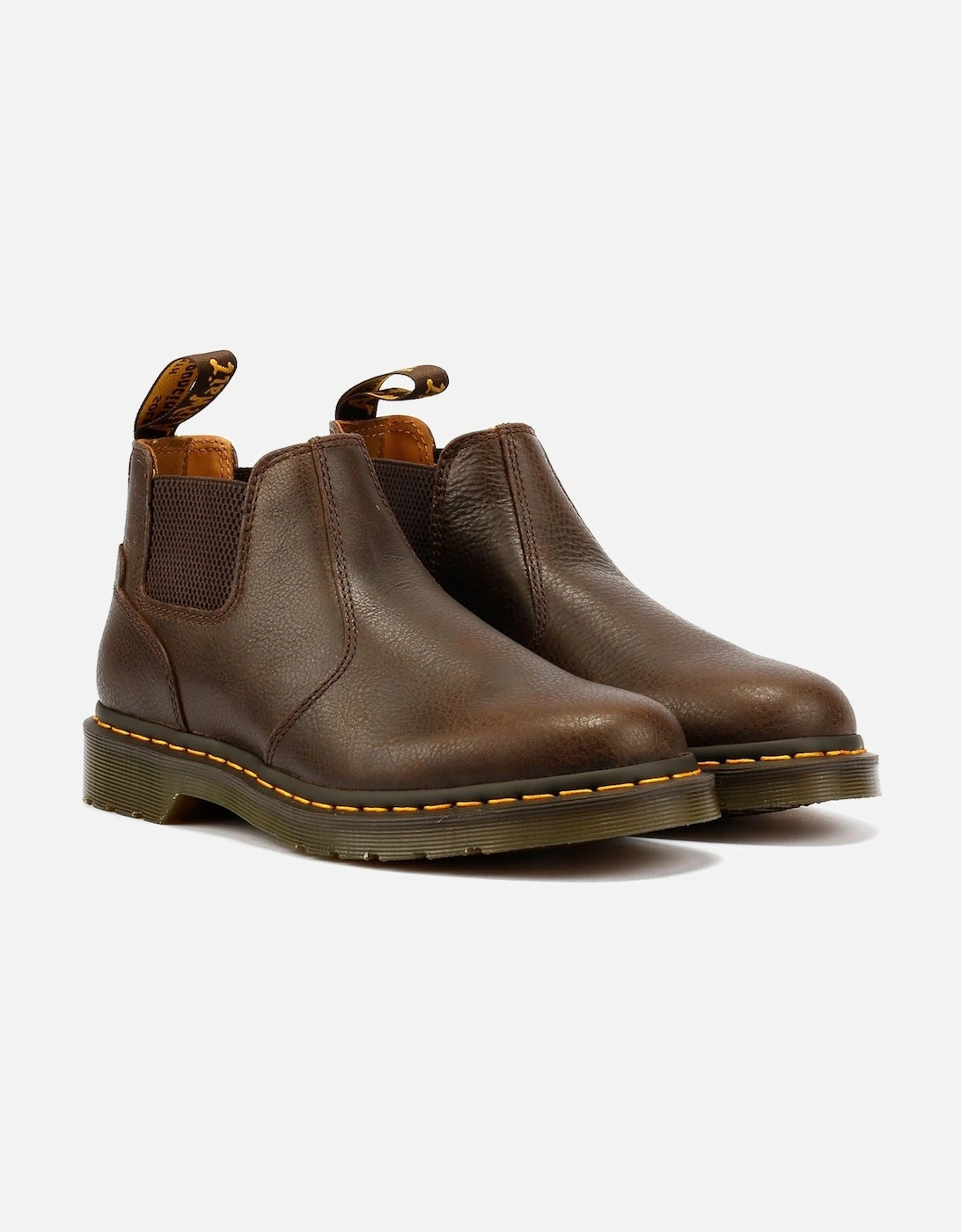 Dr. Martens 2976 Lo AR Rogue Leather Kelp Brown Boots, 9 of 8