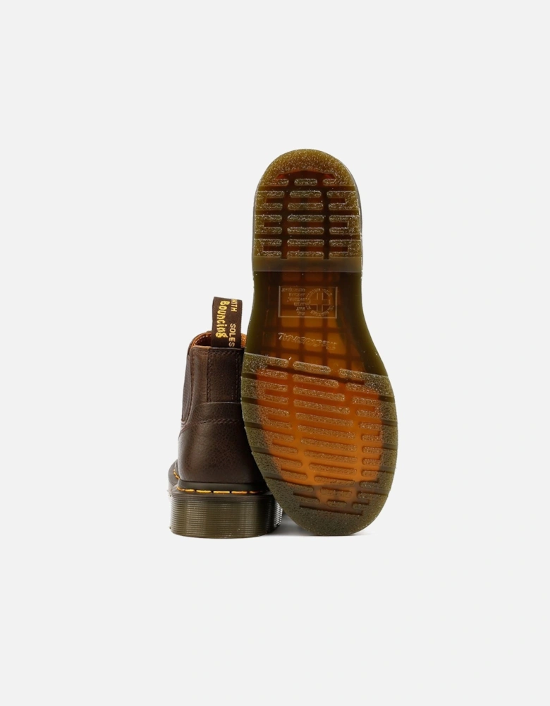 Dr. Martens 2976 Lo AR Rogue Leather Kelp Brown Boots