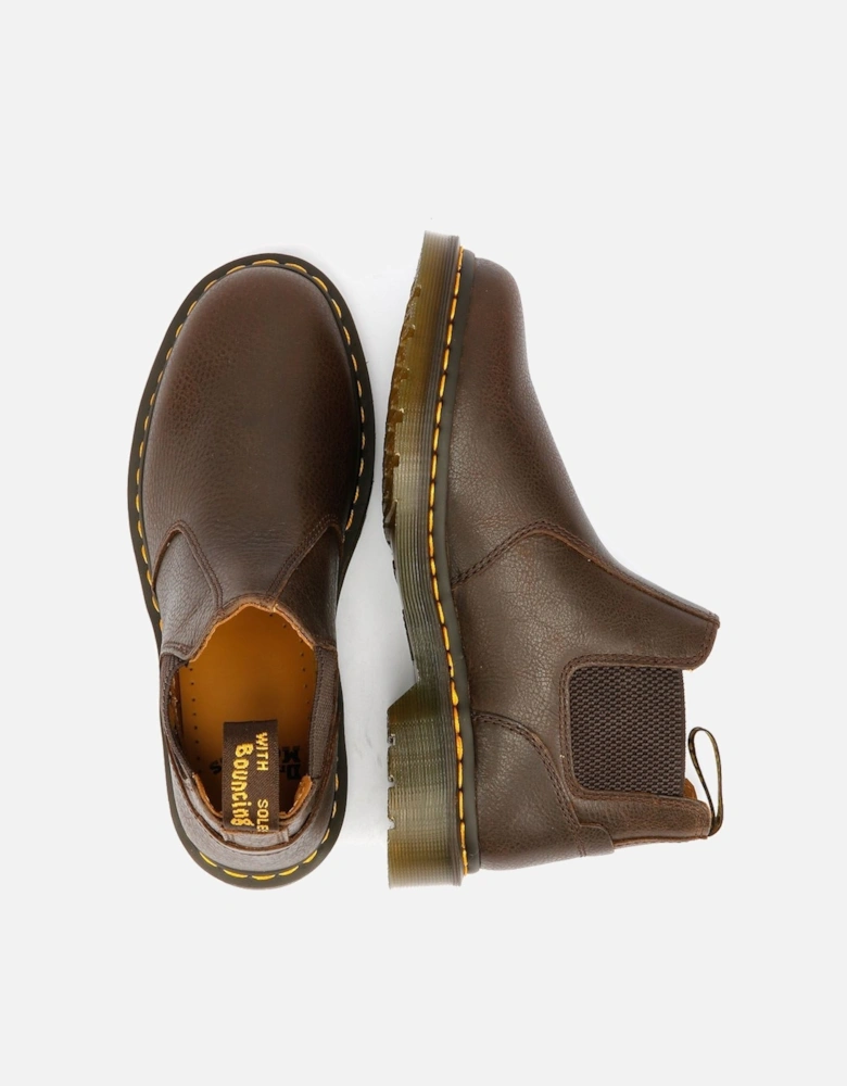 Dr. Martens 2976 Lo AR Rogue Leather Kelp Brown Boots