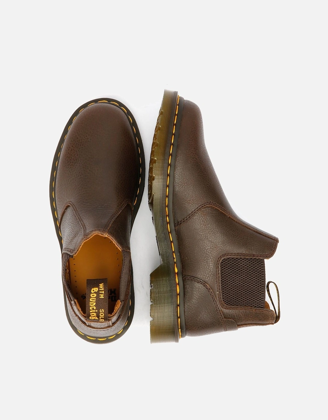 Dr. Martens 2976 Lo AR Rogue Leather Kelp Brown Boots