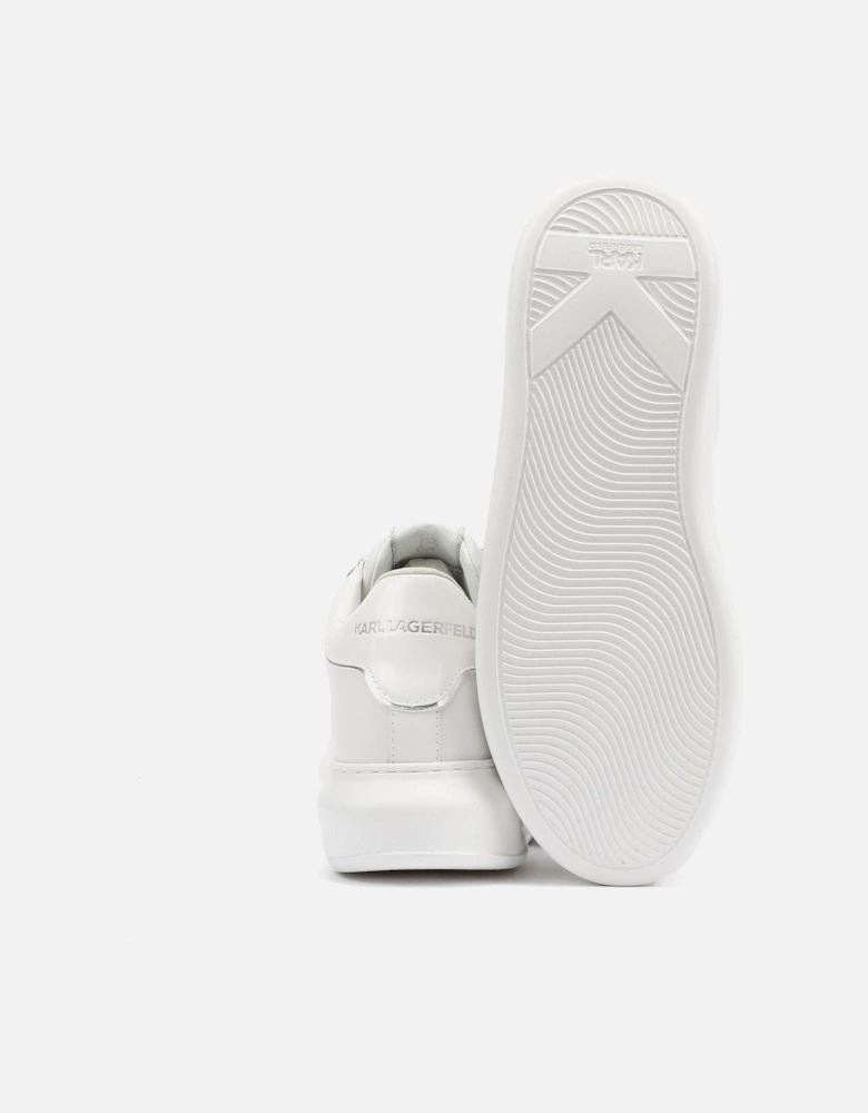 Kapri Signia Emboss Lo Lace Leather Women's White Trainers