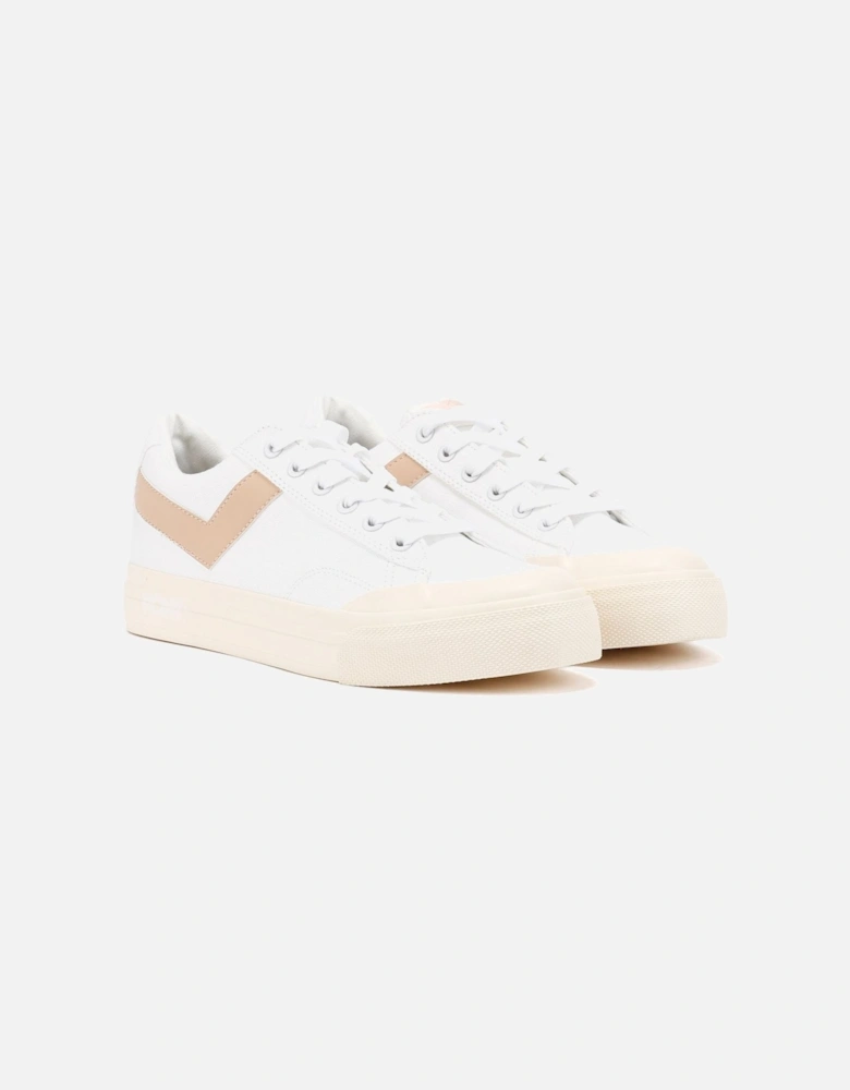 Slam Dunk Lo White/Pink Trainers