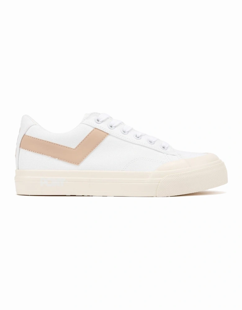 Slam Dunk Lo White/Pink Trainers