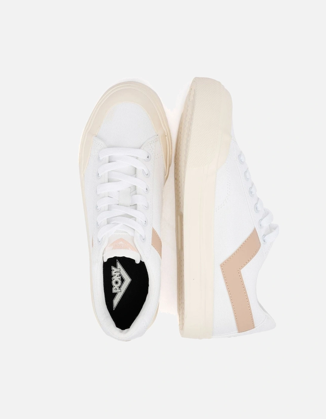 Slam Dunk Lo White/Pink Trainers