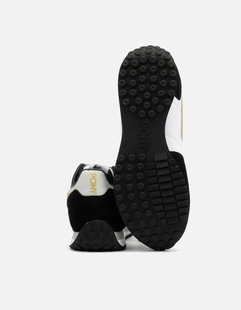 Express White/Black/Gold Trainers