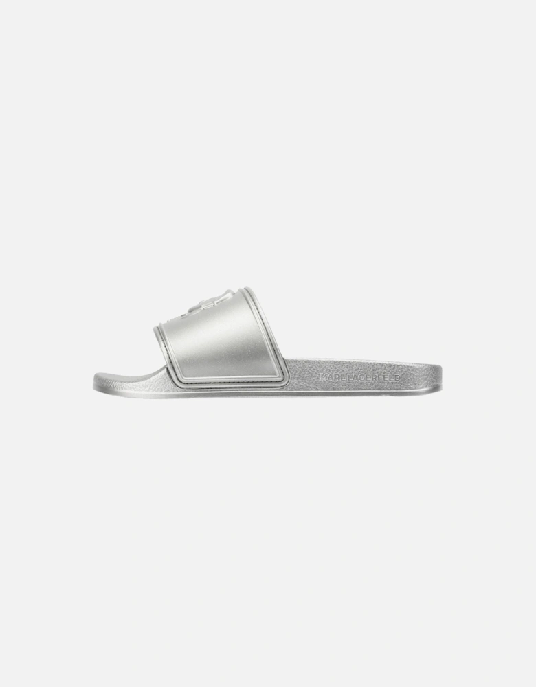 Kondo 2.0 Karl NFT Women's Silver Slides