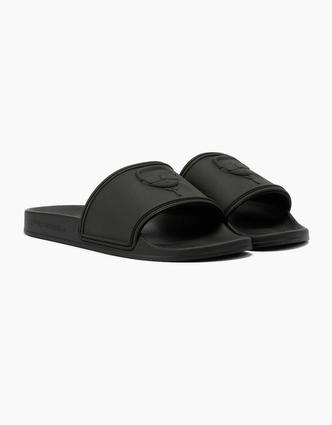 Women's Karl Lagerfeld Kondo 2.0 Karl NFT Women's Black Slides - Size: 4