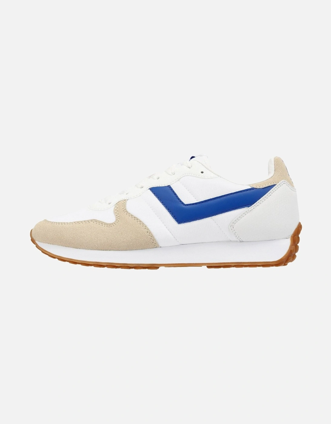 Express White/Electric Blue Trainers