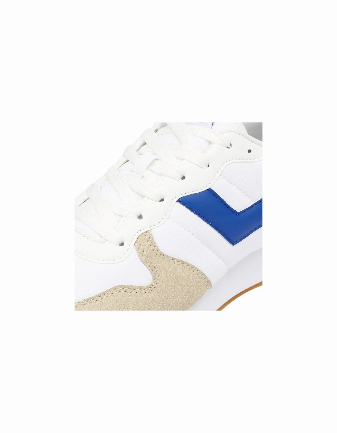 Express White/Electric Blue Trainers