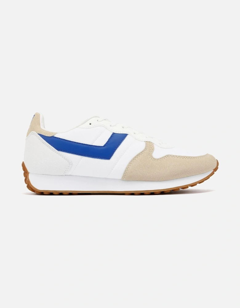 Express White/Electric Blue Trainers