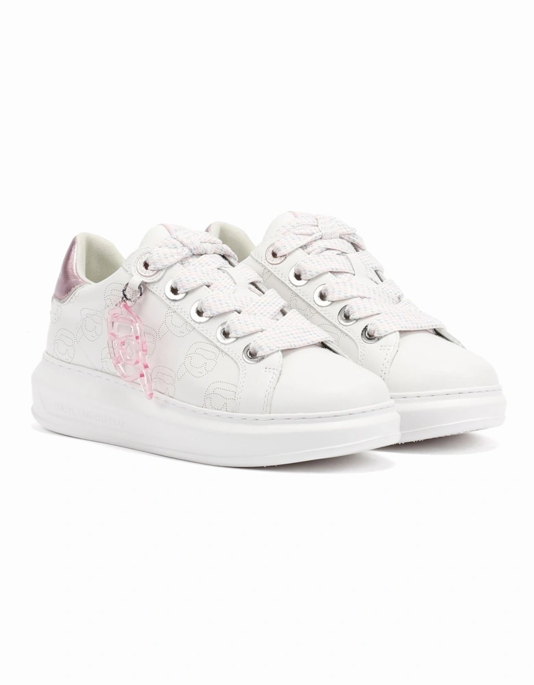 Kapri NFT Plexi Pendant Leather Women's White/Lilac Trainers