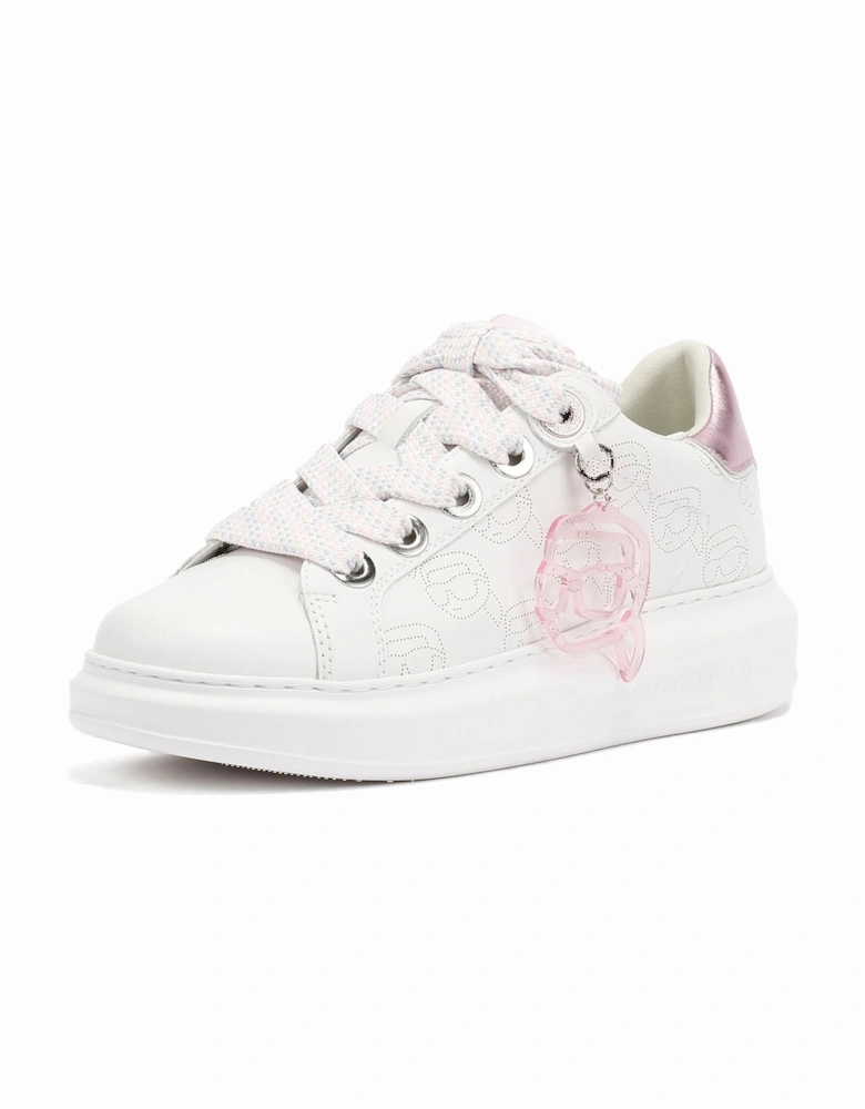 Kapri NFT Plexi Pendant Leather Women's White/Lilac Trainers