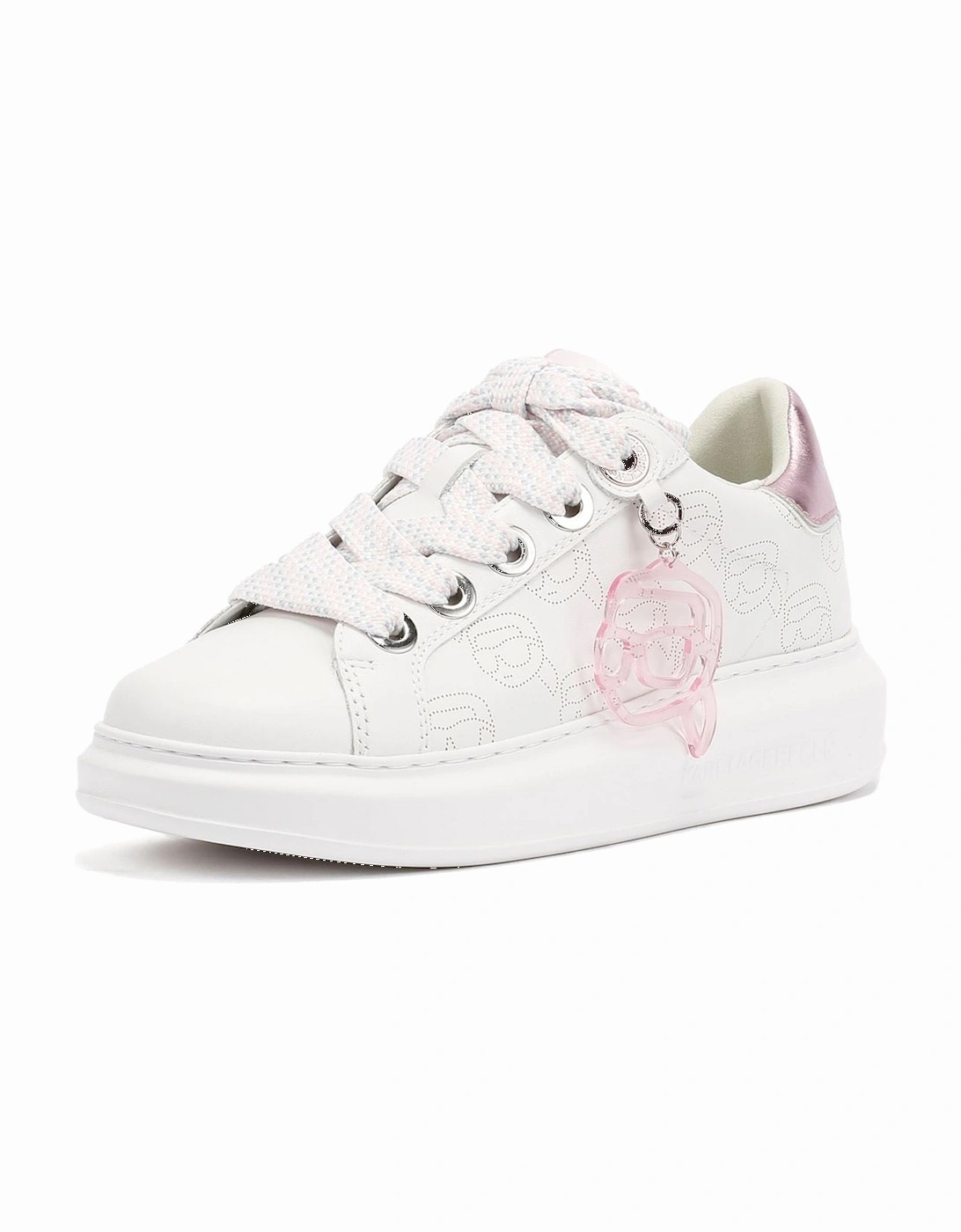 Kapri NFT Plexi Pendant Leather Women's White/Lilac Trainers